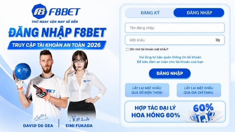 Đăng Nhập F8BET – Truy Cập Tài Khoản An Toàn 2026